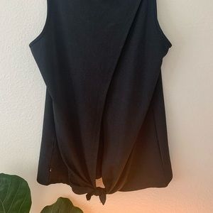 Marika Black Shiny Athletic Tank